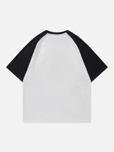 T-Shirt mit Farbverlauf und Herz-Print